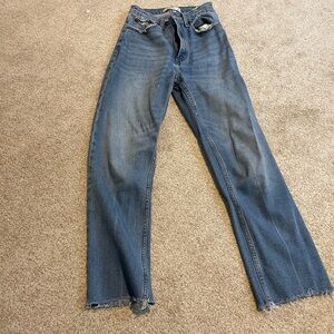 Abercrombie & Fitch Dark Blue Straight Leg Jeans